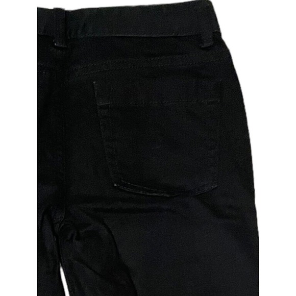 Ann Taylor Womens Black Pants 2 Lindsay Waist Modern Fit Cropped Ankle Zip - Picture 6 of 9